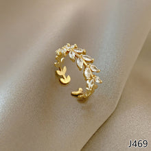 Load image into Gallery viewer, Fashion Diamond Ring Opening Adjust Simple Hollow Geometric Rings Women Jewelry Gift