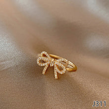 Load image into Gallery viewer, Fashion Diamond Ring Opening Adjust Simple Hollow Geometric Rings Women Jewelry Gift