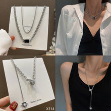 Load image into Gallery viewer, Stainless Steel Braided Chain Necklaces Men Women Necklace Hiphop Style Necklaces Fashion Jewelry For Couple