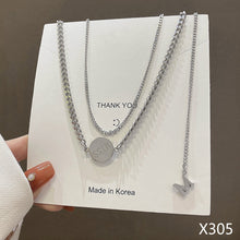 Load image into Gallery viewer, Stainless Steel Braided Chain Necklaces Men Women Necklace Hiphop Style Necklaces Fashion Jewelry For Couple