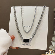 Load image into Gallery viewer, Stainless Steel Braided Chain Necklaces Men Women Necklace Hiphop Style Necklaces Fashion Jewelry For Couple