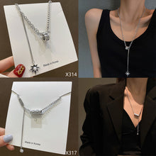 Load image into Gallery viewer, Stainless Steel Braided Chain Necklaces Men Women Necklace Hiphop Style Necklaces Fashion Jewelry For Couple