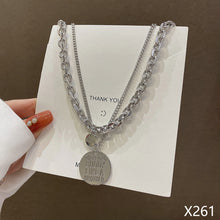 Load image into Gallery viewer, Stainless Steel Braided Chain Necklaces Men Women Necklace Hiphop Style Necklaces Fashion Jewelry For Couple