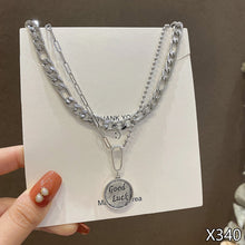 Load image into Gallery viewer, Stainless Steel Braided Chain Necklaces Men Women Necklace Hiphop Style Necklaces Fashion Jewelry For Couple
