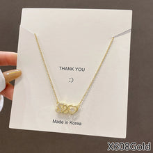 Load image into Gallery viewer, Fashion Titanium Steel Necklace Pendant Clavicle Chain Geometric Necklace Women Jewelry Gift