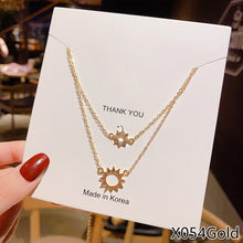 Load image into Gallery viewer, Fashion Titanium Steel Necklace Pendant Clavicle Chain Geometric Necklace Women Jewelry Gift