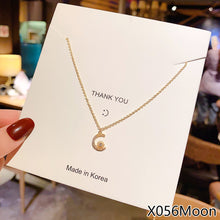 Load image into Gallery viewer, Fashion Titanium Steel Necklace Pendant Clavicle Chain Geometric Necklace Women Jewelry Gift