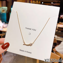 Load image into Gallery viewer, Fashion Titanium Steel Necklace Pendant Clavicle Chain Geometric Necklace Women Jewelry Gift