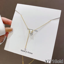 Load image into Gallery viewer, Fashion Titanium Steel Necklace Pendant Clavicle Chain Geometric Necklace Women Jewelry Gift