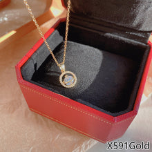 Load image into Gallery viewer, Fashion Titanium Steel Necklace Pendant Clavicle Chain Geometric Necklace Women Jewelry Gift