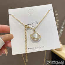 Load image into Gallery viewer, Fashion Titanium Steel Necklace Pendant Clavicle Chain Geometric Necklace Women Jewelry Gift
