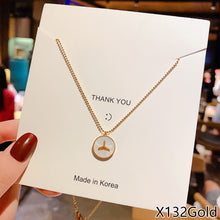 Load image into Gallery viewer, Fashion Titanium Steel Necklace Pendant Clavicle Chain Geometric Necklace Women Jewelry Gift