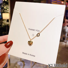 Load image into Gallery viewer, Fashion Titanium Steel Necklace Pendant Clavicle Chain Geometric Necklace Women Jewelry Gift