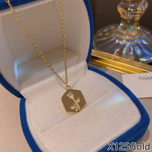 Load image into Gallery viewer, Fashion Titanium Steel Necklace Pendant Clavicle Chain Geometric Necklace Women Jewelry Gift