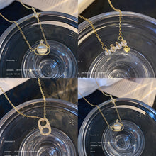 Load image into Gallery viewer, Fashion Titanium Steel Necklace Pendant Clavicle Chain Geometric Necklace Diamond Necklace Women Jewelry Gift