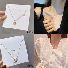 Load image into Gallery viewer, Fashion Titanium Steel Necklace Pendant Clavicle Chain Geometric Necklace Diamond Necklace Women Jewelry Gift