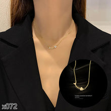 Load image into Gallery viewer, Fashion Titanium Steel Necklace Pendant Clavicle Chain Geometric Necklace Diamond Necklace Women Jewelry Gift