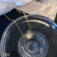 Load image into Gallery viewer, Fashion Titanium Steel Necklace Pendant Clavicle Chain Geometric Necklace Diamond Necklace Women Jewelry Gift