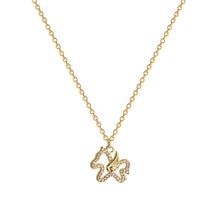 Load image into Gallery viewer, Fashion Hollow Diamond Inlaid Zircon Charm Necklace Jewelry For Women Girls Jewelry Gift
