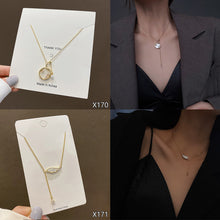Load image into Gallery viewer, Fashion Hollow Diamond Inlaid Zircon Charm Necklace Jewelry For Women Girls Jewelry Gift