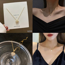Load image into Gallery viewer, Fashion Hollow Diamond Inlaid Zircon Charm Necklace Jewelry For Women Girls Jewelry Gift