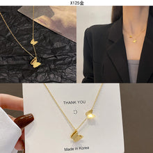 Load image into Gallery viewer, Fashion Hollow Diamond Inlaid Zircon Charm Necklace Jewelry For Women Girls Jewelry Gift