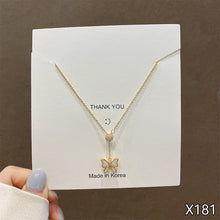 Load image into Gallery viewer, Fashion Hollow Diamond Inlaid Zircon Charm Necklace Jewelry For Women Girls Jewelry Gift
