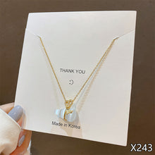 Load image into Gallery viewer, Fashion Hollow Diamond Inlaid Zircon Charm Necklace Jewelry For Women Girls Jewelry Gift