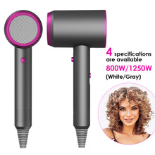 Load image into Gallery viewer, Professinal Hair Dryer Quick Dry Home High Power Blue Light Powerful Constant Flyaway Attachment Household Electric Hair Dryer