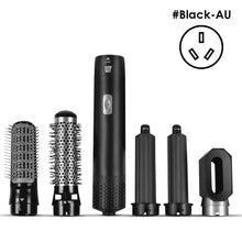 Load image into Gallery viewer, 5 In 1 Hot Air Comb Aluminum Alloy Hair Straightener Automatic Perm Curling Iron Electric Hair Dryer Creative Hair Style Tools