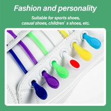 Load image into Gallery viewer, Lazy Shoelace Buckle Free Tie-free Universal Color Personality Small White Shoes Casual Sports Shoes Anti-laces Shoestrings