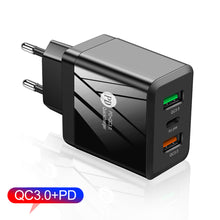 Load image into Gallery viewer, Dual Usb Qc3.0+pd25w Mobile Phone Fast Charging Charger