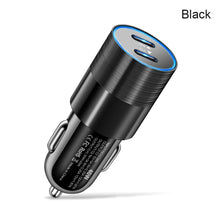 Load image into Gallery viewer, Dual PD Dual PD Metal Cannon Fast Charging Car Charger Flash Charging Car Charger PD+PD Dual Fast Charging
