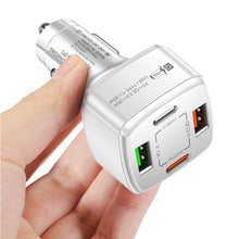 Load image into Gallery viewer, PD+type-c Qc3.0 18w Usb Fast Car Charger Car Charger One Drag Four Flash Car Charger
