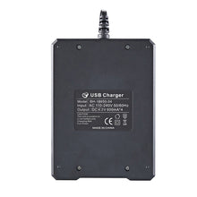 Load image into Gallery viewer, 18650 Lithium Battery AC Charger 4-slot Loudspeaker Locator 3.7V 4.2V AC Direct Charge