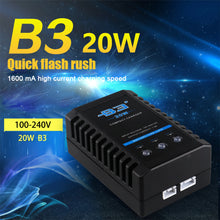 Load image into Gallery viewer, B3 Charger 20w Model Aircraft Fixed-wing Drone 7.4v 11.1v Lithium Battery Balance Charge High Current Fast Charge