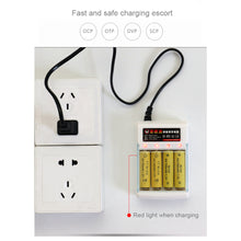 Load image into Gallery viewer, 4-slot Charger AA/AAA Nickel-cadmium Four-cell Rechargeable Battery Charging Stand For Separate Charging