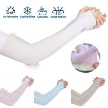 Load image into Gallery viewer, Unisex Compression Cooling UV Protection Sun Sleeves Long Arm Cover for Riding Driving Outdoor Sports Sunblock Mosquito Repellent Cover Tattoo