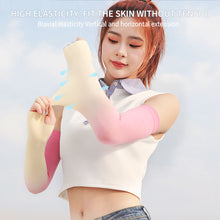 Load image into Gallery viewer, Unisex Compression Cooling UV Protection Sun Sleeves Long Arm Cover for Riding Driving Outdoor Sports Sunblock Mosquito Repellent Cover Tattoo