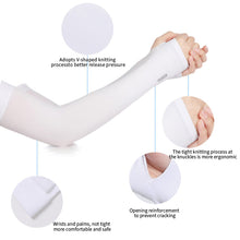 Load image into Gallery viewer, Unisex Compression Cooling UV Protection Sun Sleeves Long Arm Cover for Riding Driving Outdoor Sports Sunblock Mosquito Repellent Cover Tattoo