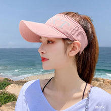 Load image into Gallery viewer, Fashion Empty Top Hat Cycling Sports Sunscreen Sun Hat Visor Hat Elastic Adjustable Tennis Hat Baseball Cap