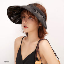 Load image into Gallery viewer, Summer Sunshade Hat UV Protection Dual Use Hair Hoop Sun Hat for Women Outdoor Beach Soft Foldable Wide Brim Bucket Caps