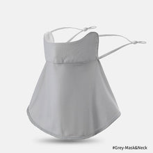 Load image into Gallery viewer, Summer Men Women Sunscreen Face Mask Ice Silk Opening Design UV Protection Face Shield Reusable Cycling Sports Masks UPF 40+
