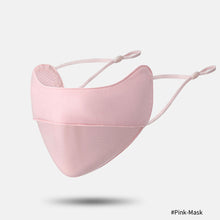 Load image into Gallery viewer, Summer Men Women Sunscreen Face Mask Ice Silk Opening Design UV Protection Face Shield Reusable Cycling Sports Masks UPF 40+