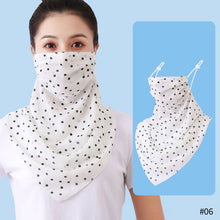 Load image into Gallery viewer, Sun Protection Chiffon Ear Hanger Cycling Accessories Half Face Mask Neck Cover Reusable Women Breathable Face Mask