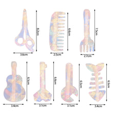 Load image into Gallery viewer, Guitar Scissors Shape Laser Color BB Clip Hairpin Fresh Bangs Clip Broken Hair Side Clip Barrette Hair Acccessories