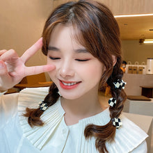 Load image into Gallery viewer, Chic Black And White Checkerboard Small Catch Clip Hair Clip Color Hair Claw Bangs Clip Broken Hair Edge Clip Hairpin
