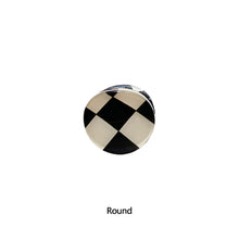 Load image into Gallery viewer, Chic Black And White Checkerboard Small Catch Clip Hair Clip Color Hair Claw Bangs Clip Broken Hair Edge Clip Hairpin