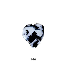 Load image into Gallery viewer, Retro Acetate Heart Shape Small Catch Clip Color Hair Claw Bangs Clip Broken Hair Edge Clip Hairpin