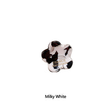 Load image into Gallery viewer, Chic Acetate Flower Shape Small Catch Clip Color Hair Claw Bangs Clip Broken Hair Edge Clip Hairpin